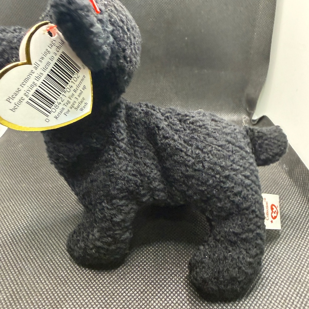 Ty Beanie Baby Scottie Dog 1996 Black Scotty Plush w Tag - Picture 4 of 6